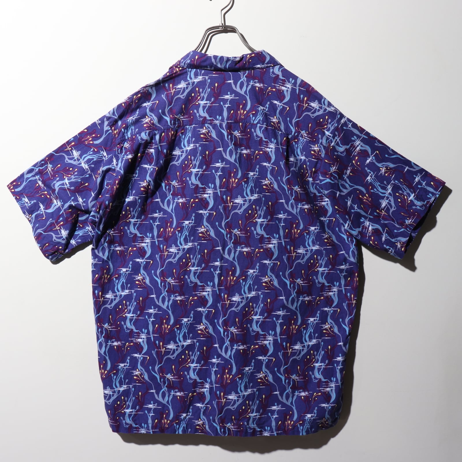 極美品 M 93年 海藻 ACシャツ パタゴニア patagonia アロハ 青