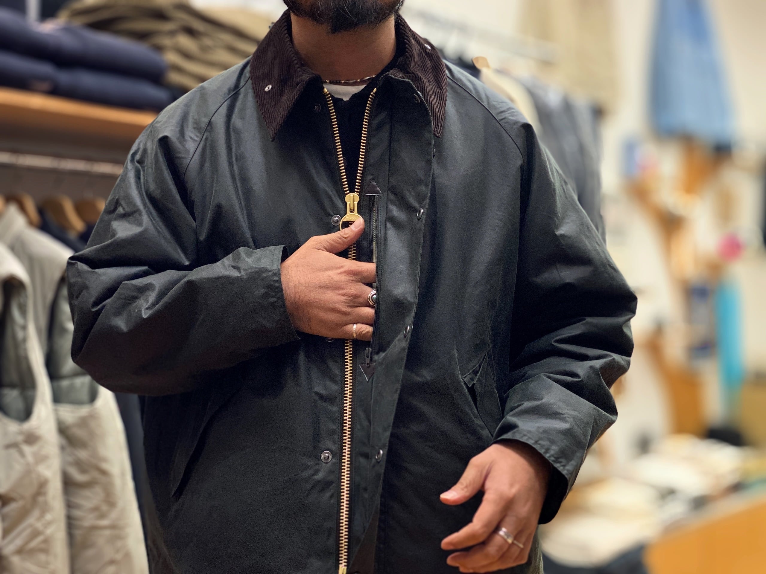 Barbour】Transport Wax Cotton Jacket (sage green) | 101 clothing store