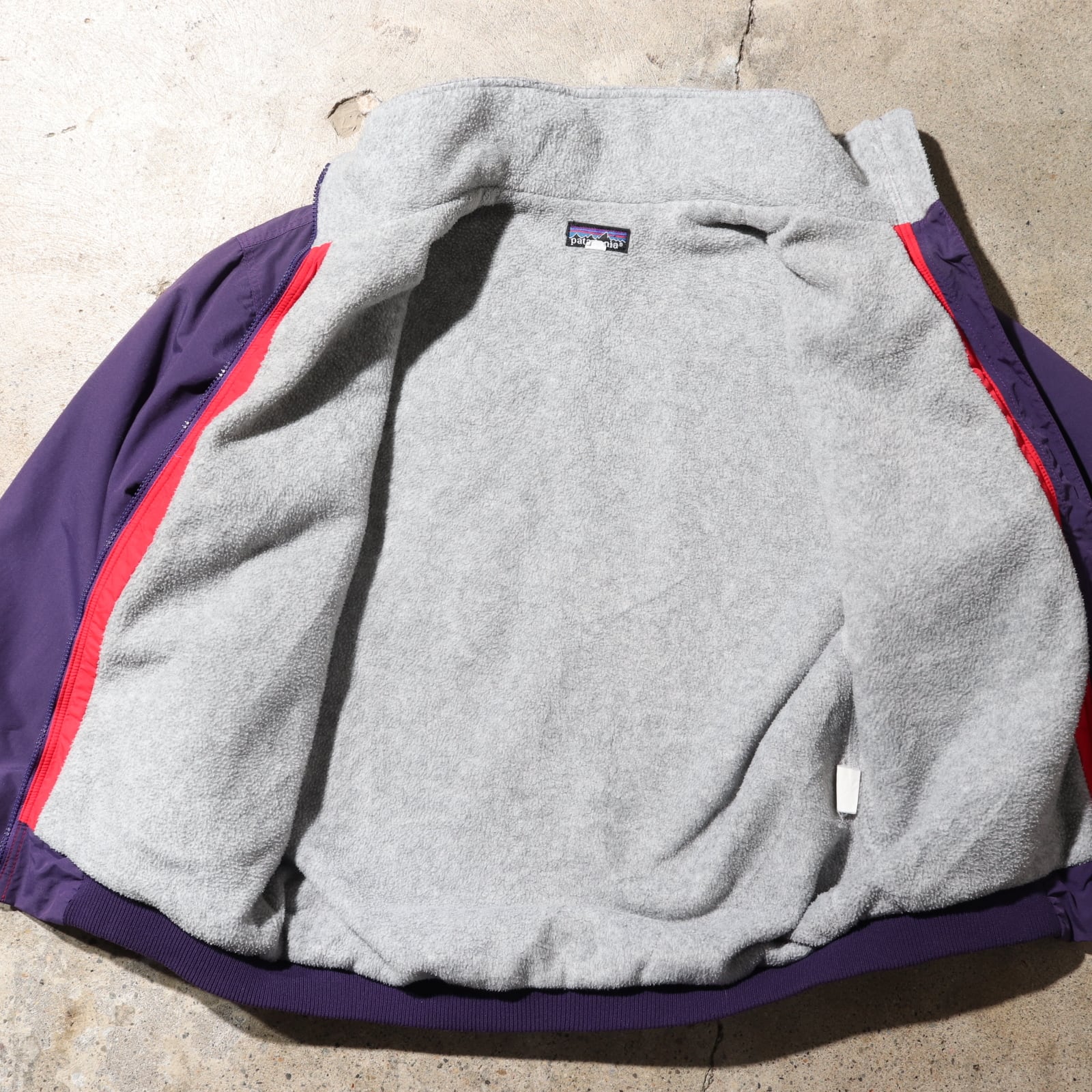 美品 L 90s USA 紫 Patagonia Synchilla シェルドシンチラ パタゴニア