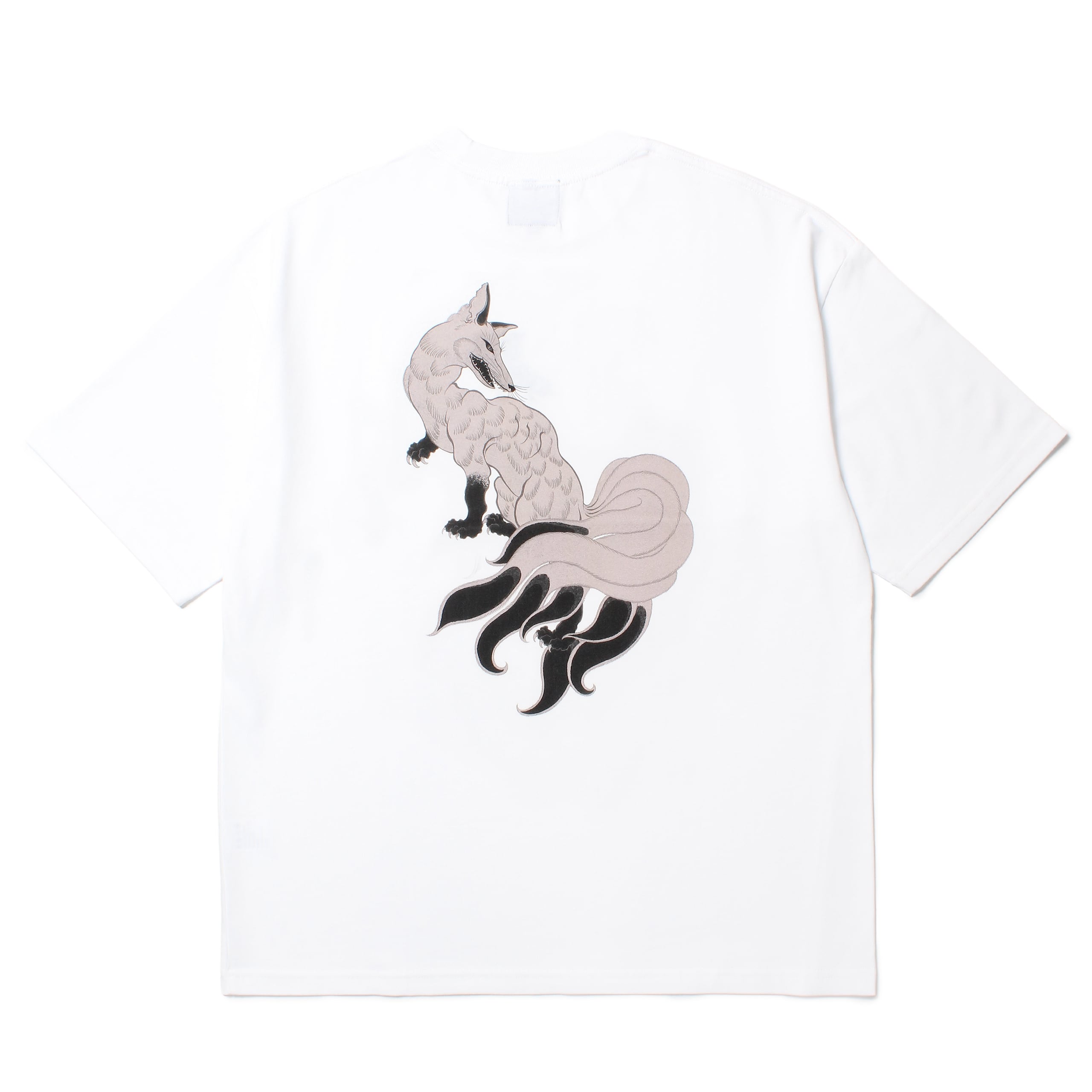 GAKKIN × BUDSPOOL 白墨狐 CLASSIC LOGO EMBROIDERY S/S TEE