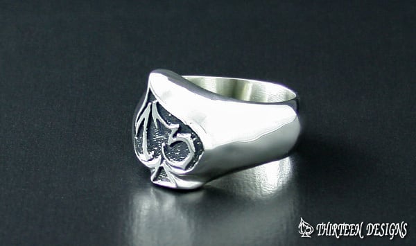 THIRTEEN DESIGNS サーティーンデザインズ KR-24 13 SPADE RING