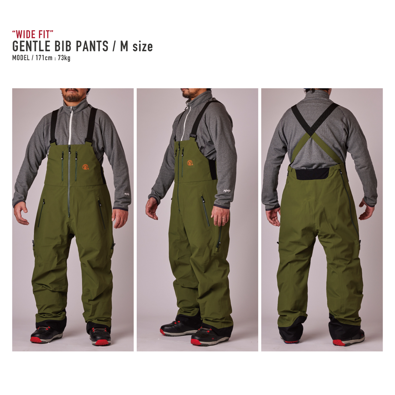 2024-2025 // GENTLE BIB PANTS | unfudge ONLINE STORE