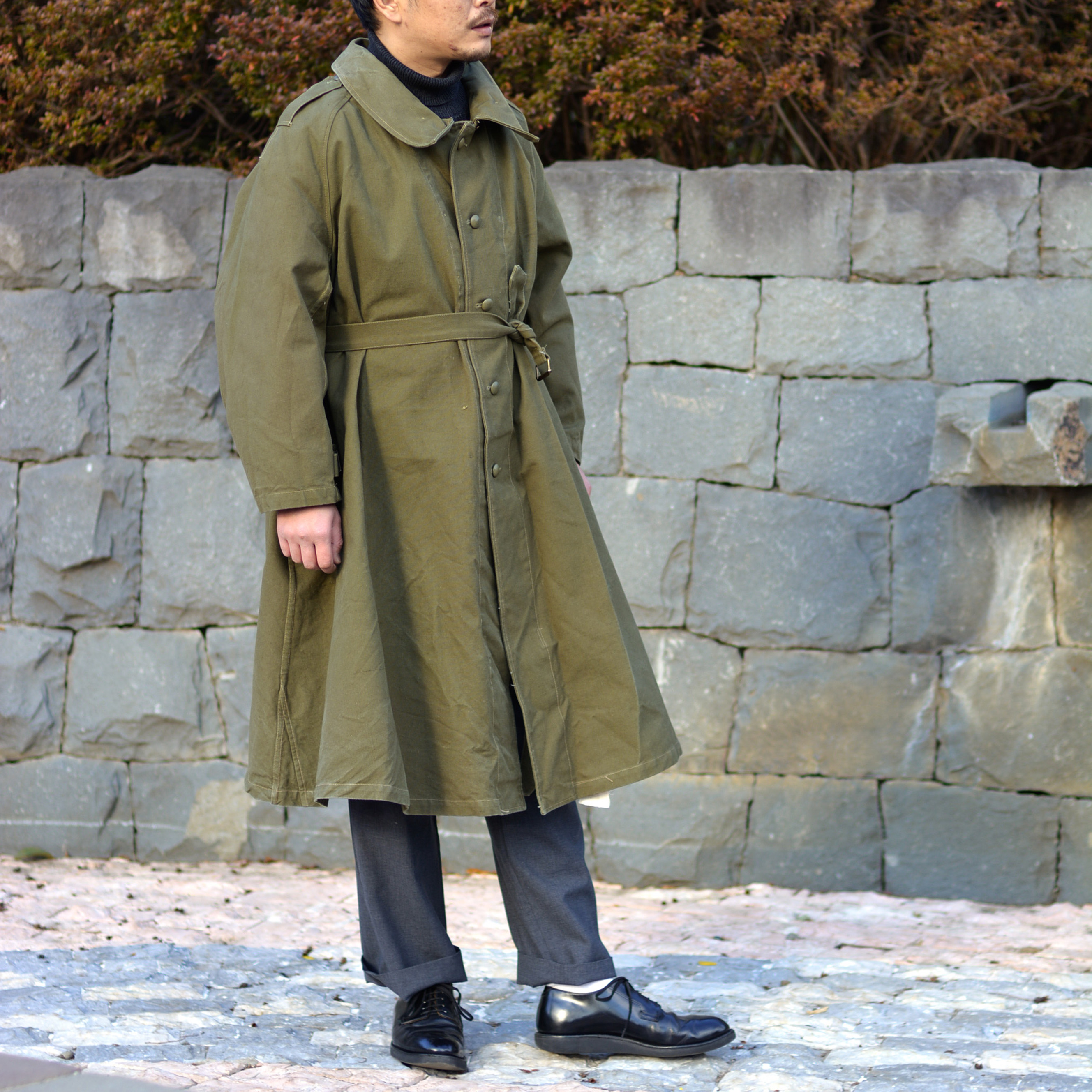 フランス軍 【DEADSTOCK】 M35 MOTORCYCLE COAT モーターサイクル