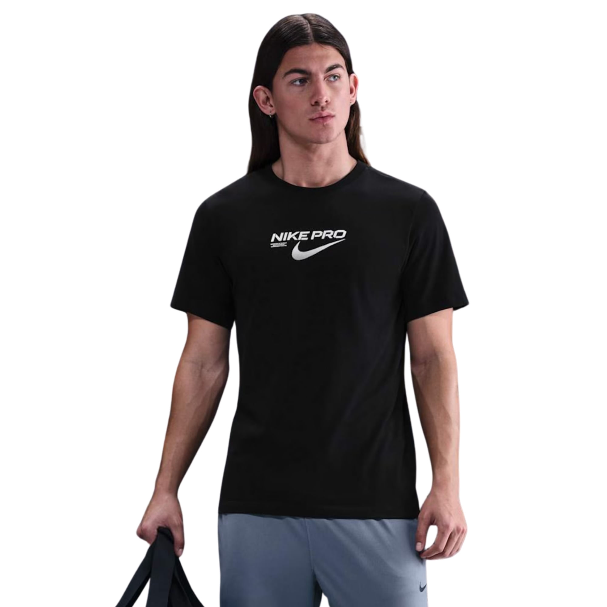 Camiseta Nike Dri-Fit Pro Training Masculina - Preta - Bayard Esportes