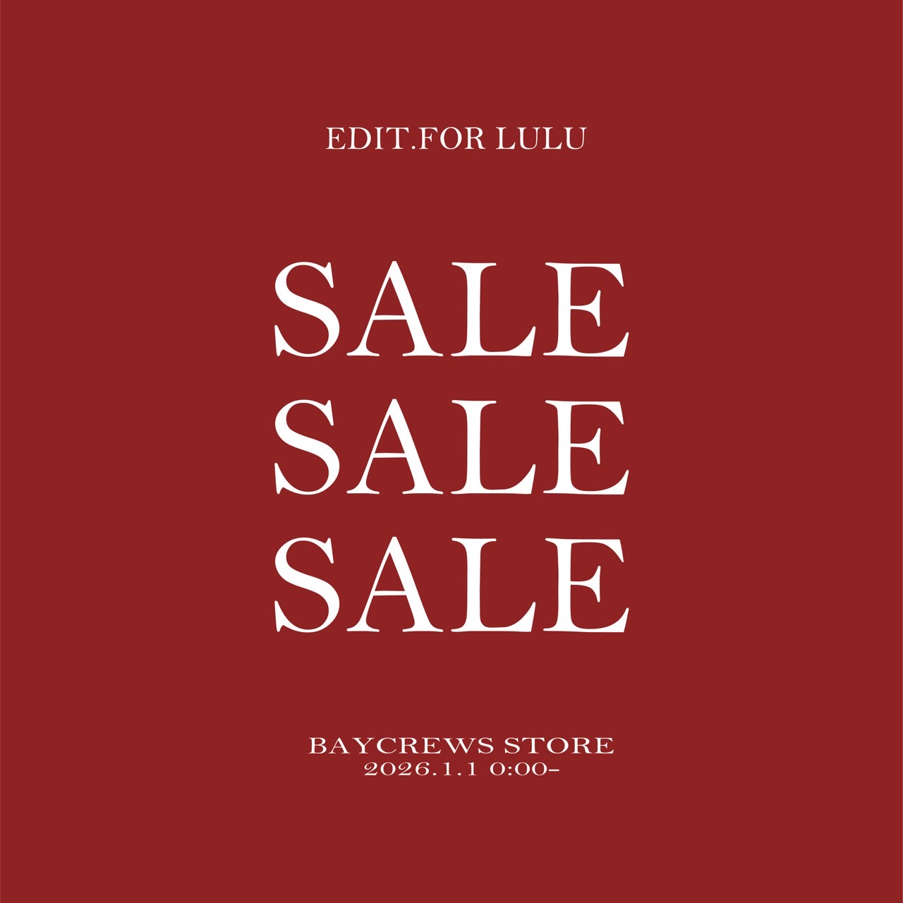 EDIT.FOR LULU（エディット フォー ルル）の公式通販｜BAYCREW'S STORE