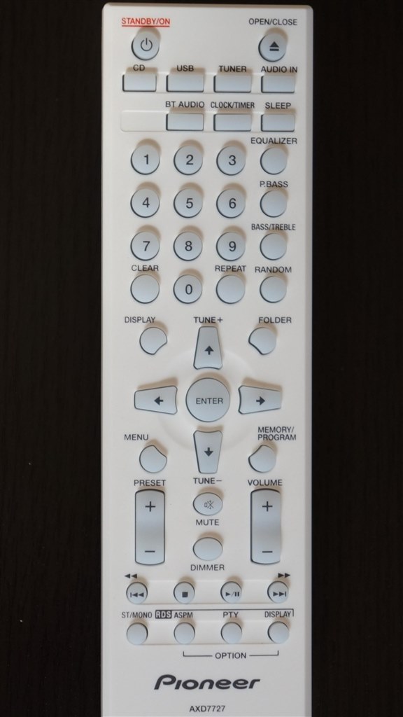 X-CM32BT用リモコンでも操作できます』 パイオニア X-CM31-W [ホワイト