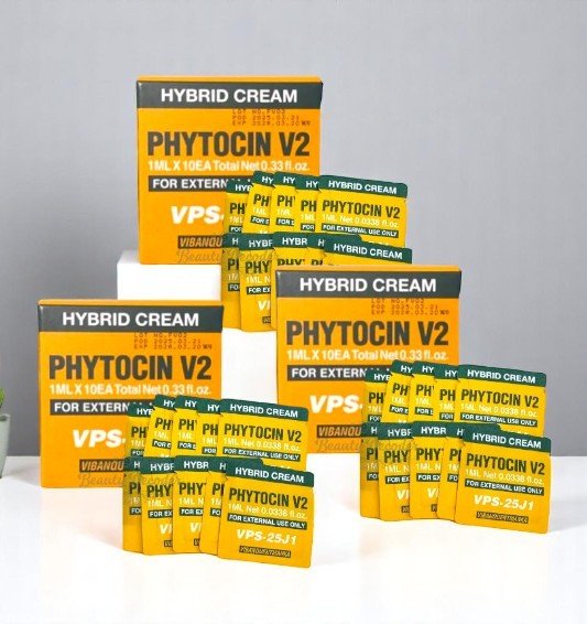 現貨】韓國VQM Phytocin V2 cream 1ml x10ea 全新超素顏國民再生霜旅行