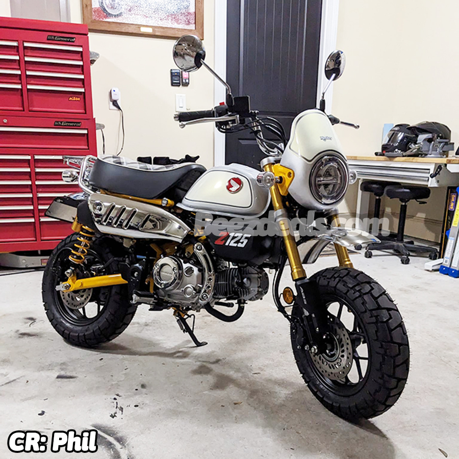 Derazer Headlight Cover V3 Honda Monkey 125 – Beezdeals