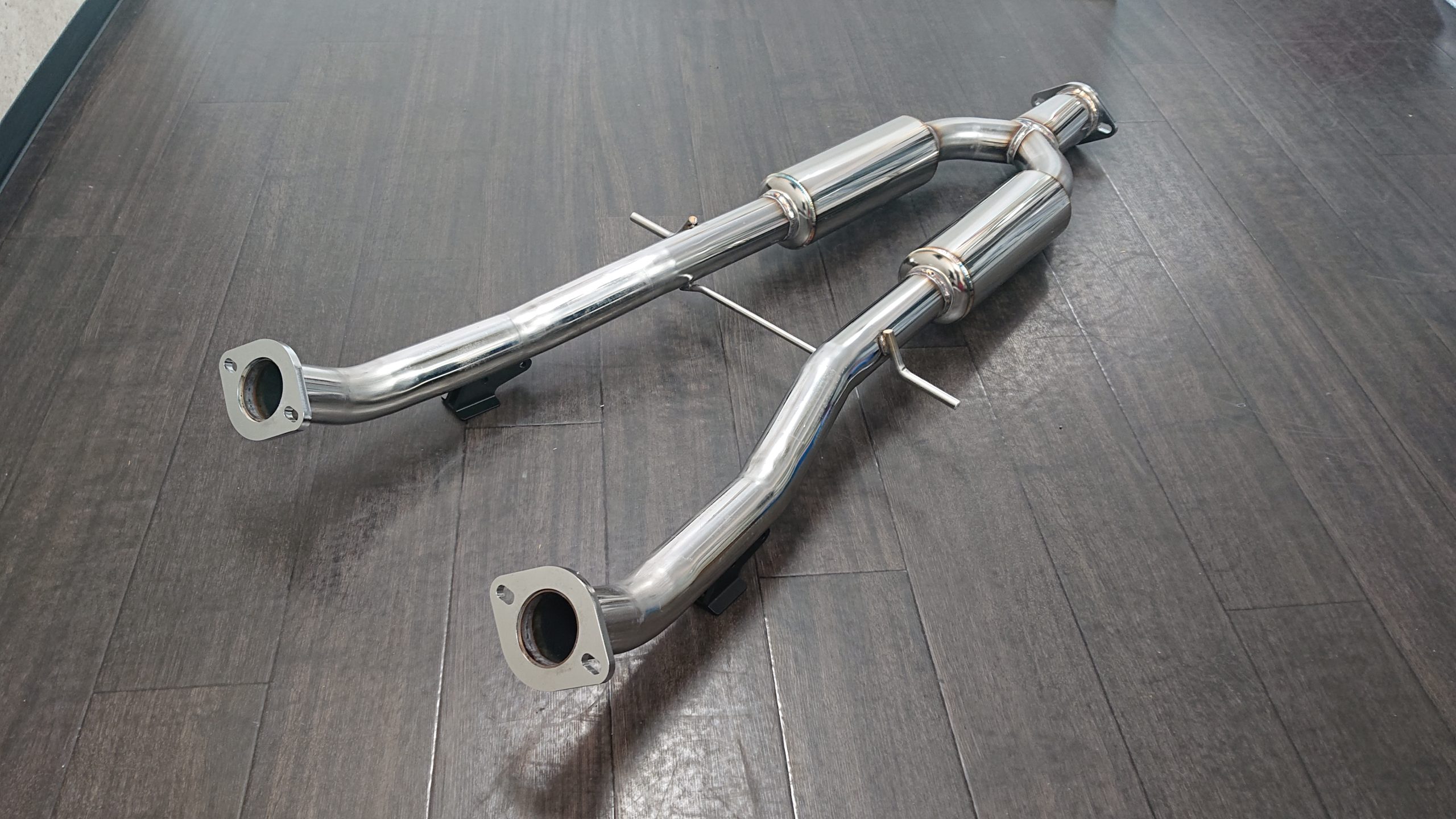 フェアレディZ RZ34 中間パイプ タイコ付 ステン 60Φ センターマフラー