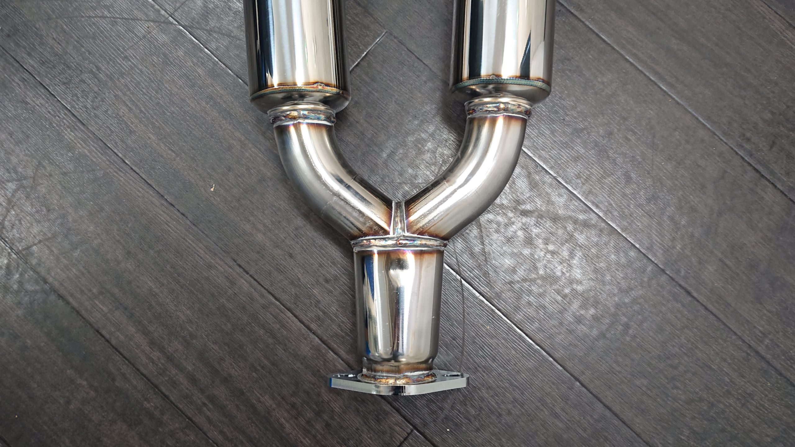 フェアレディZ RZ34 中間パイプ タイコ付 ステン 60Φ センターマフラー