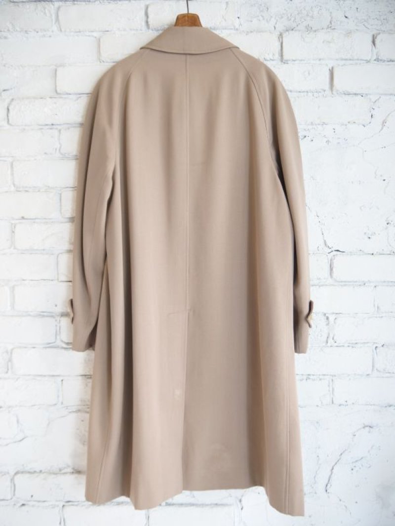 VINTAGE BURBERRY 1977s Wool Gabardine BalmacaanCoat ヴィンテージ