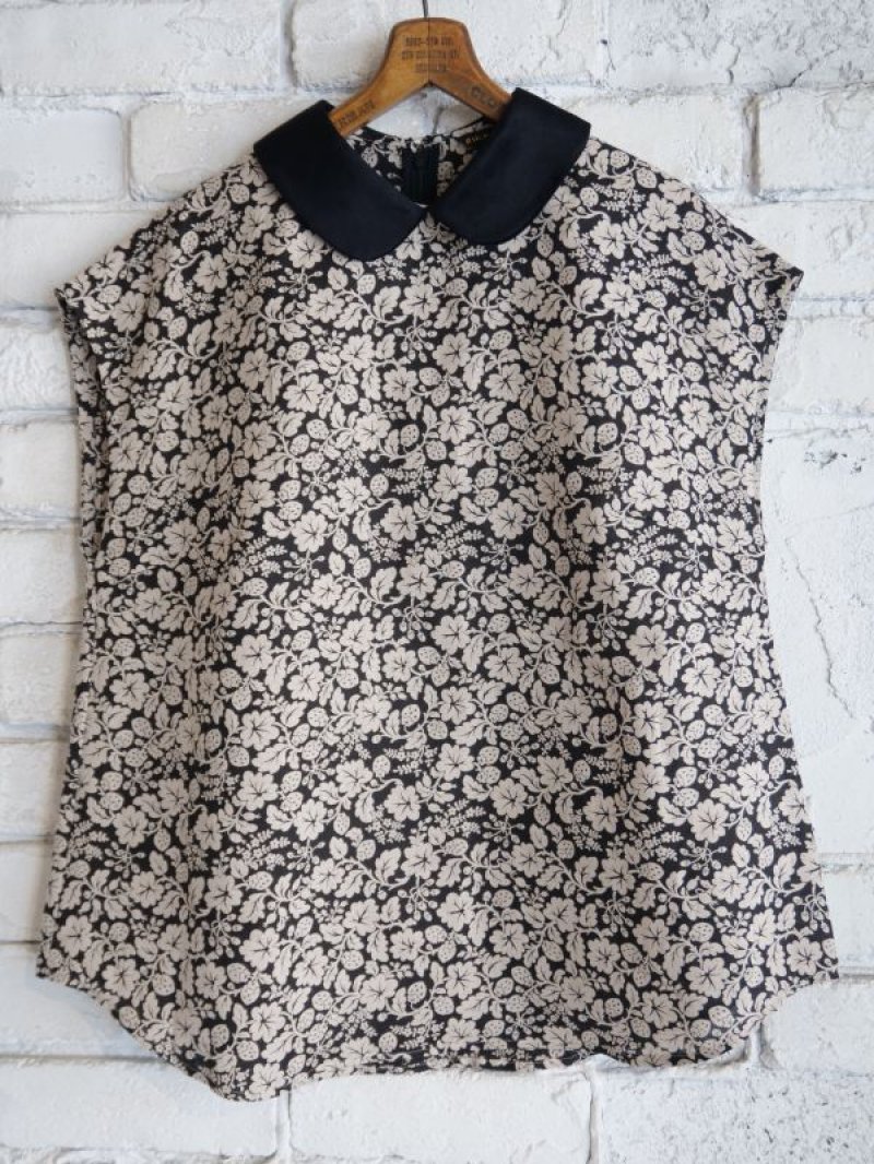 R&D.M.Co- / OLDMAN'S TAILOR WILD BERRY ROUND COLLAR NO SLEEVE