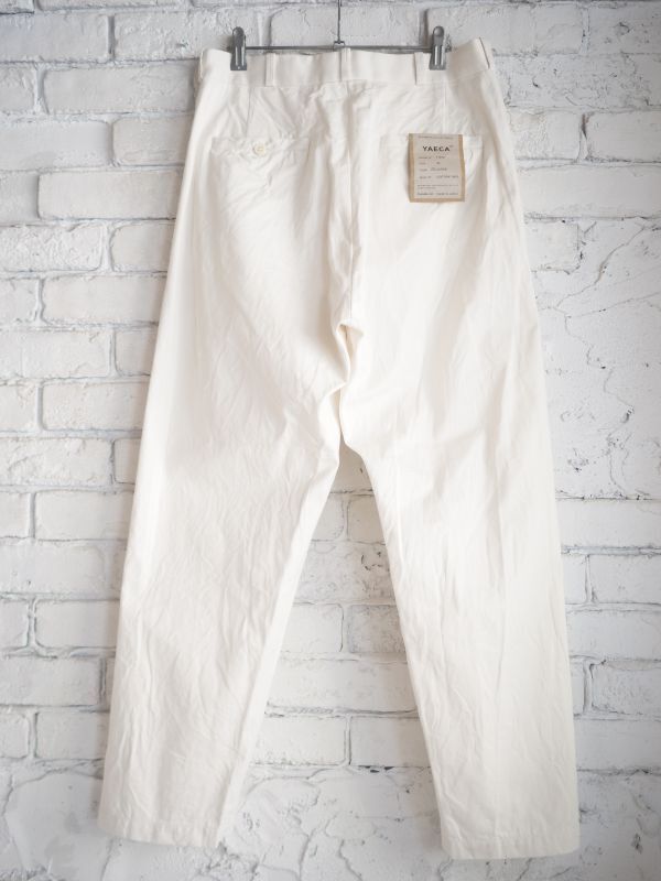 SALE】YAECA(11612)ワイドテーパード チノパンツ