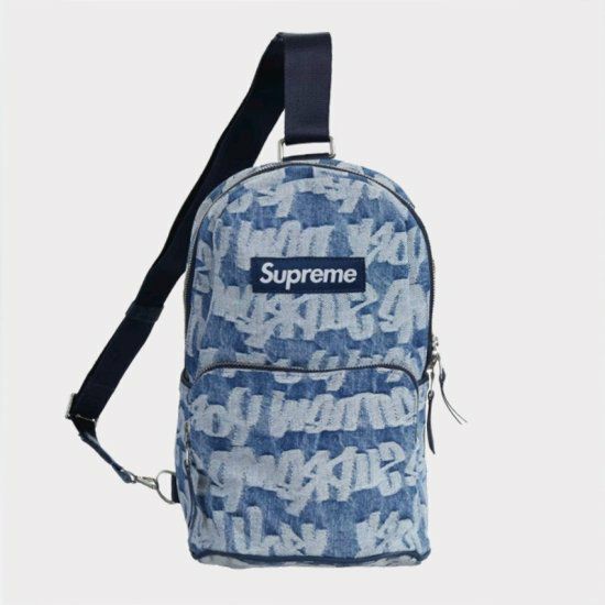 Supreme シュプリーム 22SS Fat Tip Jacquard Denim Waist Bag