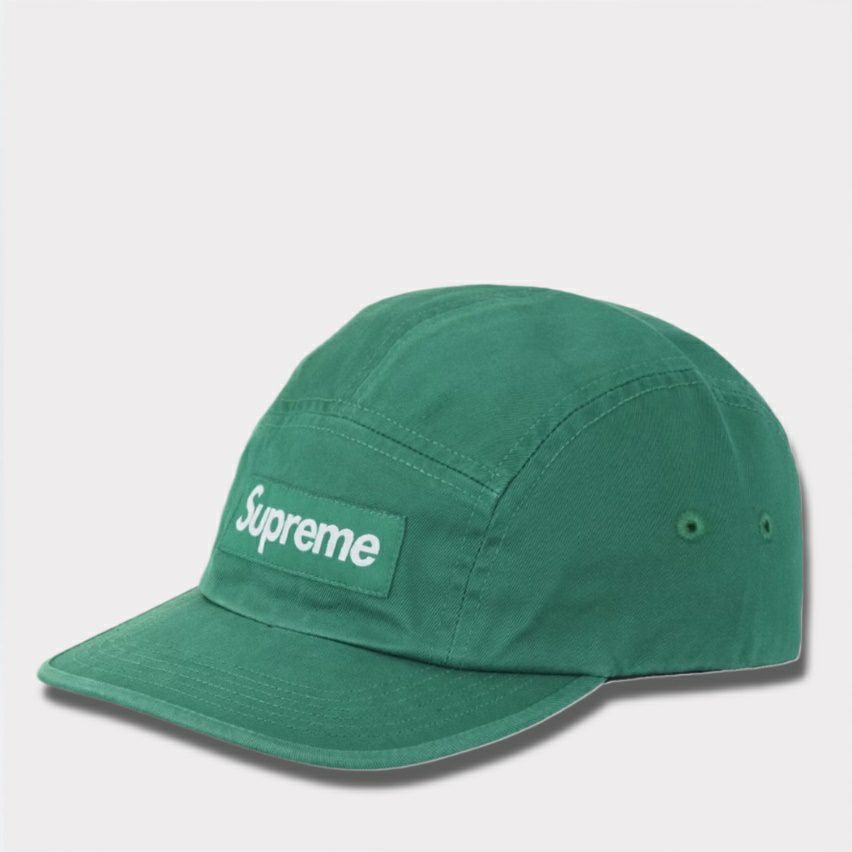 Supreme シュプリーム 2024AW Washed Chino Twill Camp Cap ウォッシュ
