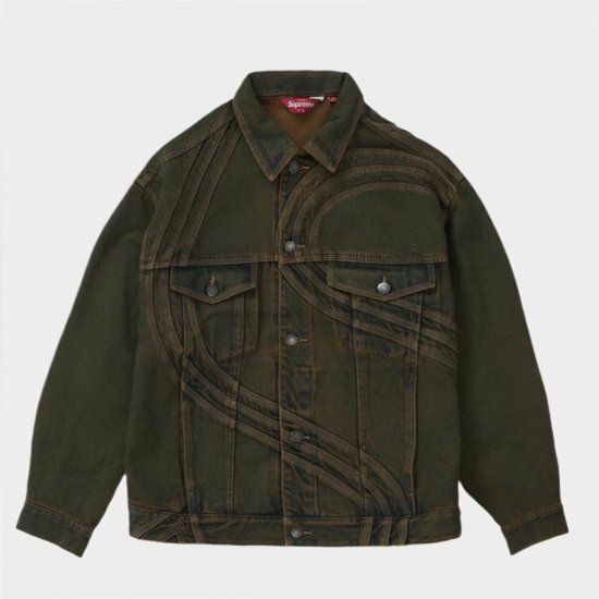 Supreme シュプリーム 2024SS S Logo Denim Trucker Jacket Sロゴ