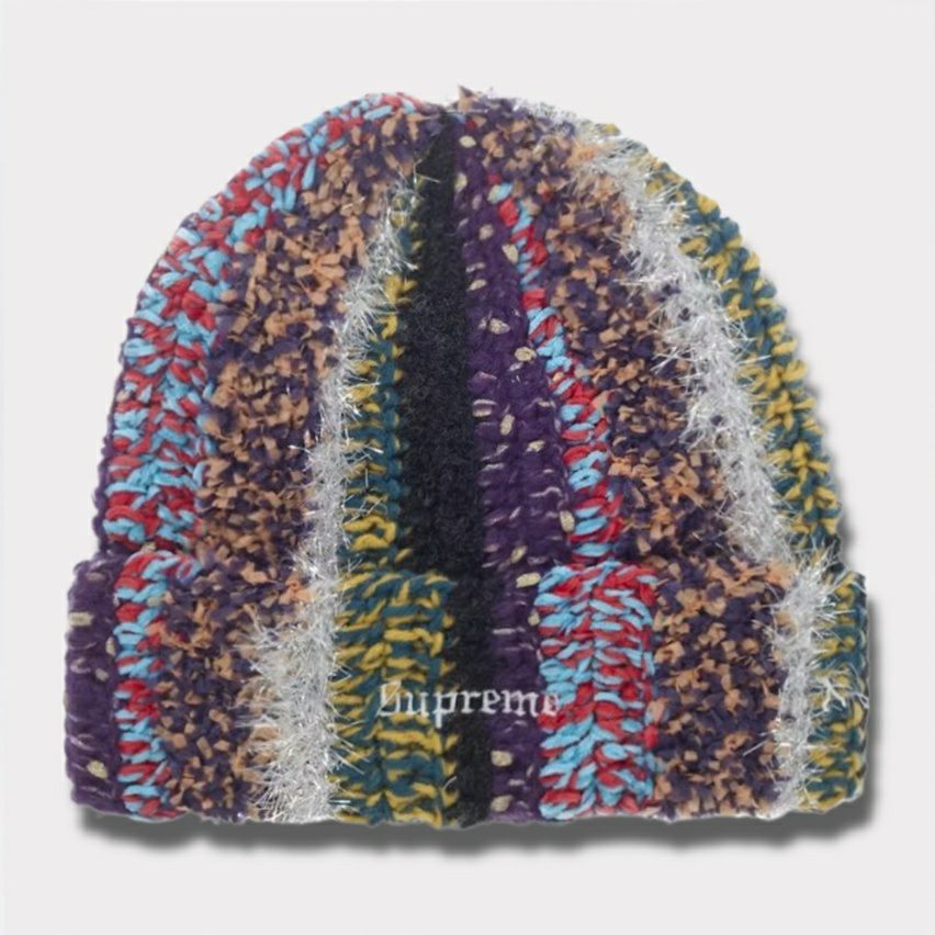 Supreme シュプリーム 2025AW Tinsel Stripe Beanie ティンセル