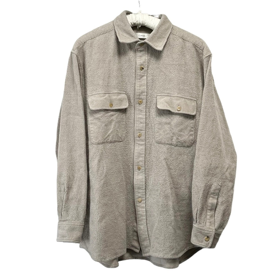 Cornier コルニエ 22AW WOOL CASHMERE CORDUROY SHIRTS ウールカシミヤ