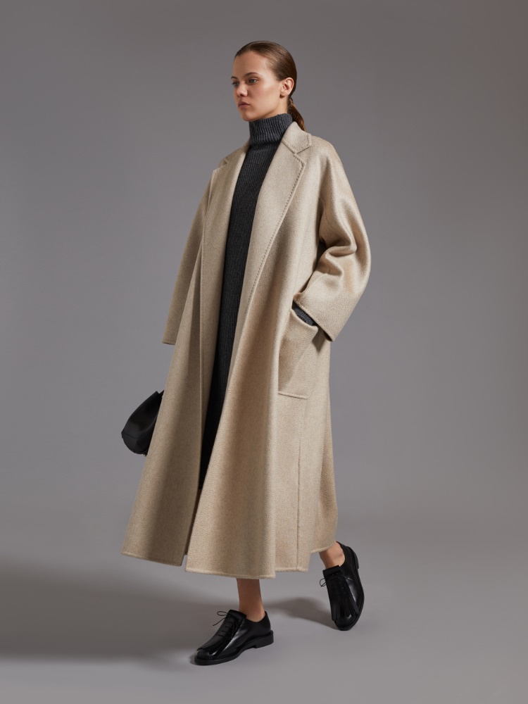 リュドミラ] ピュア カシミヤ アイコン コート, sand | Max Mara