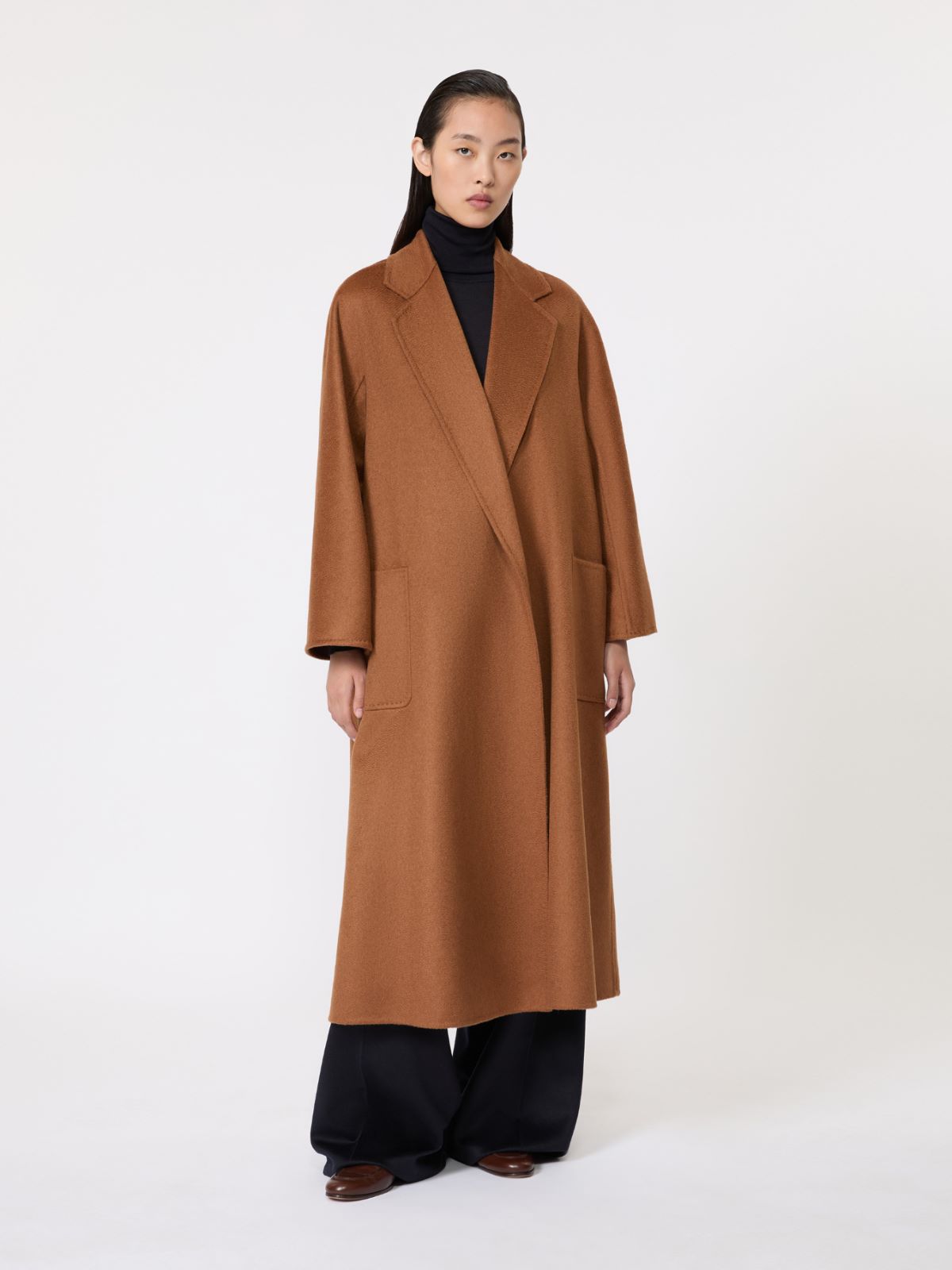 リュドミラ] ピュア カシミヤ アイコン コート, tobacco | Max Mara