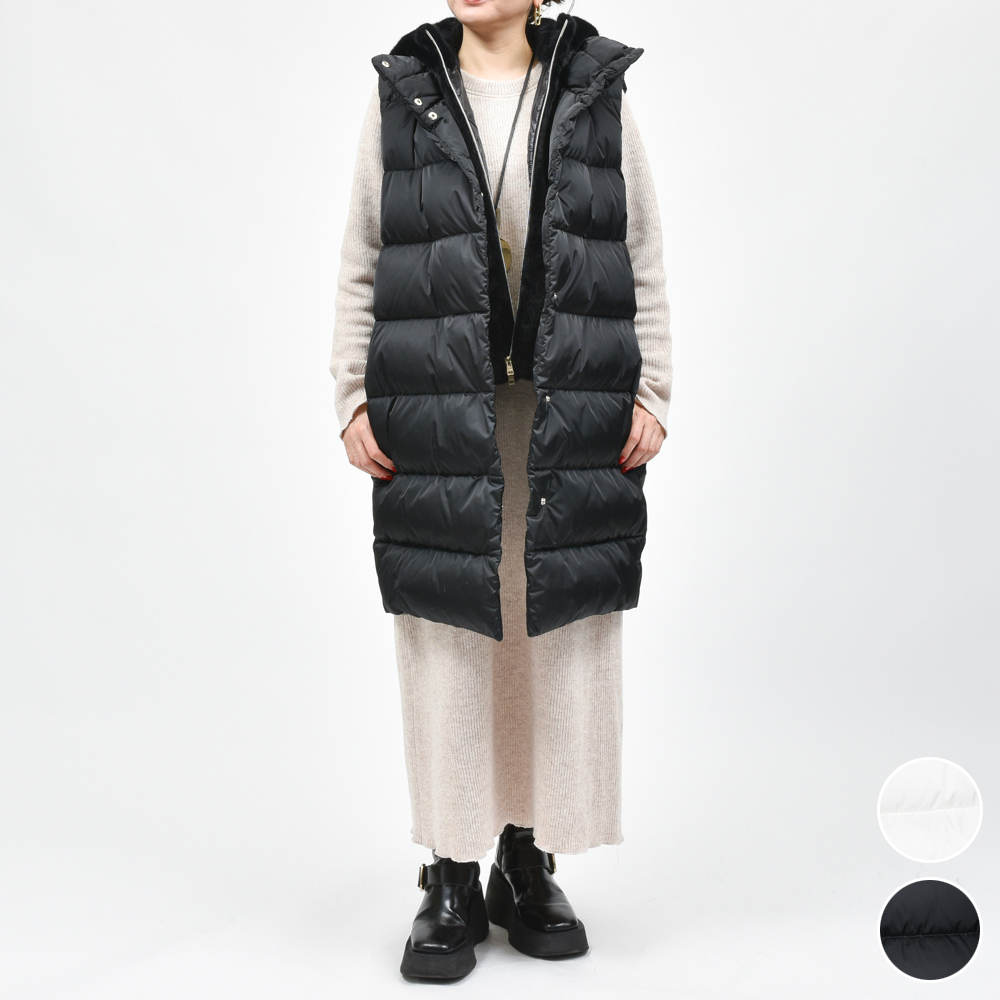 HERNO(ヘルノ)PI001908D POLAR-TECH ロングダウンベスト 24046008132