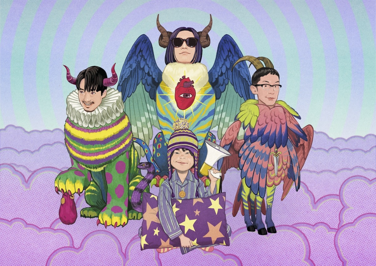 髭(HiGE) 2年2ヶ月振りのNewアルバム『ZOZQ』11月25日発売決定