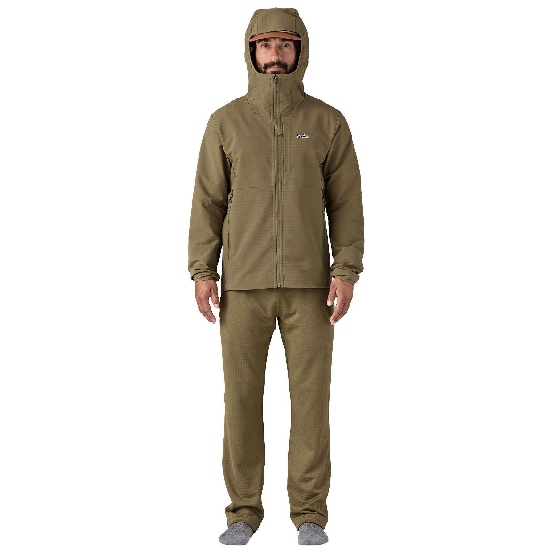 Patagonia Men's R1 TechFace Fitz Roy Trout Hoody – Big Sky Anglers