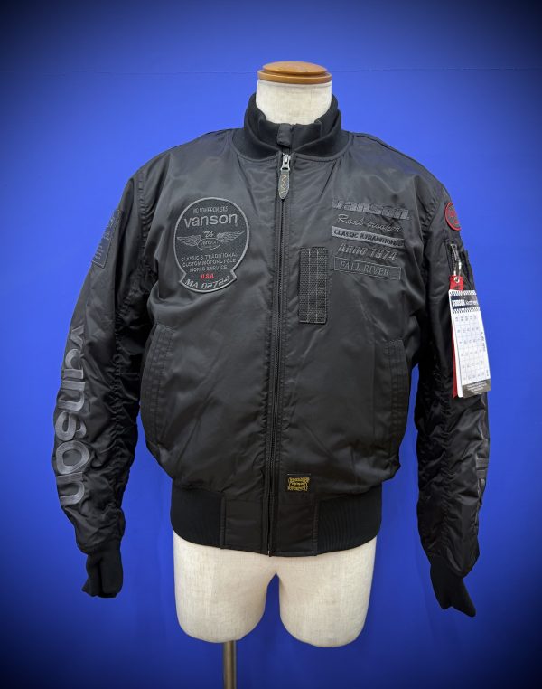 オリジナルMA-1ジャケット!【VANSON×BW】：木更津金田店 | バイク用品