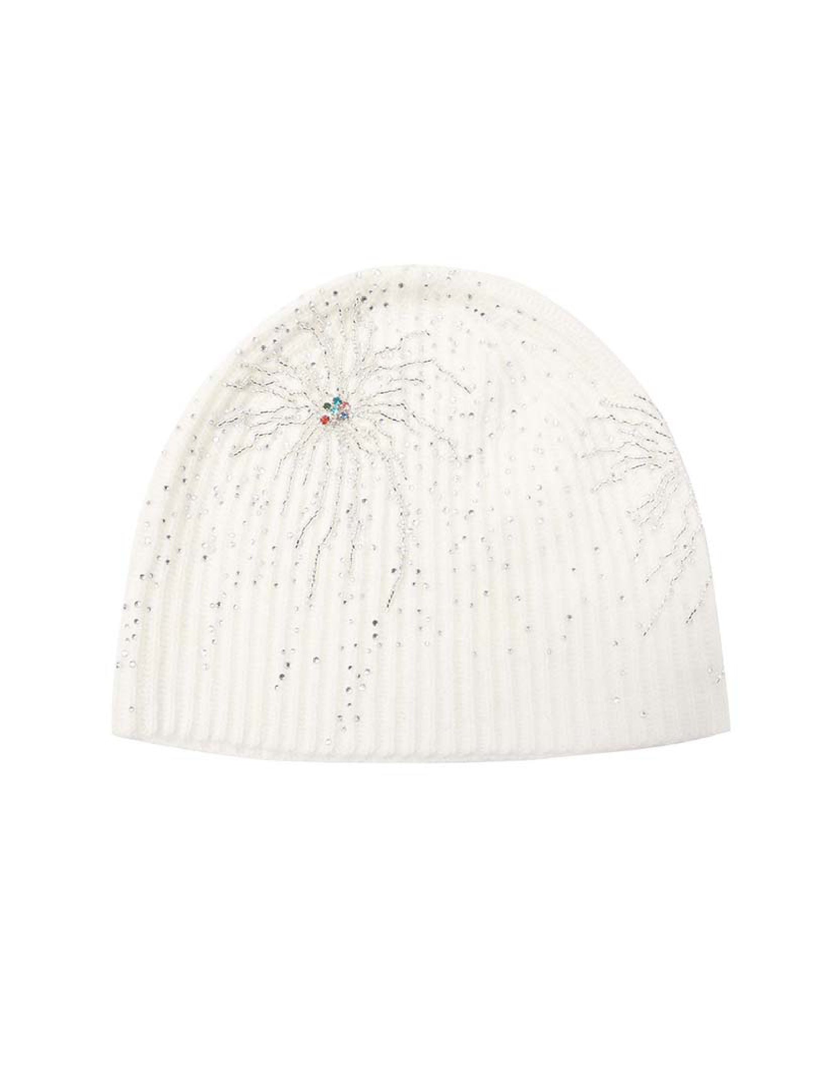 Fireworks Beaded Beanie White – Birth Of Royal Child