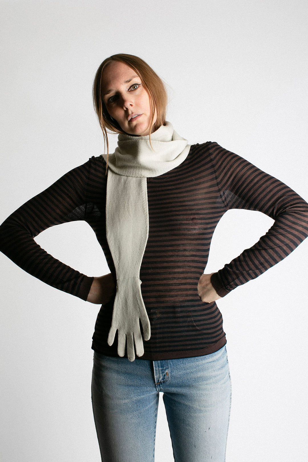 Paloma Wool - Grey Flauta Hand Scarf – BONA DRAG