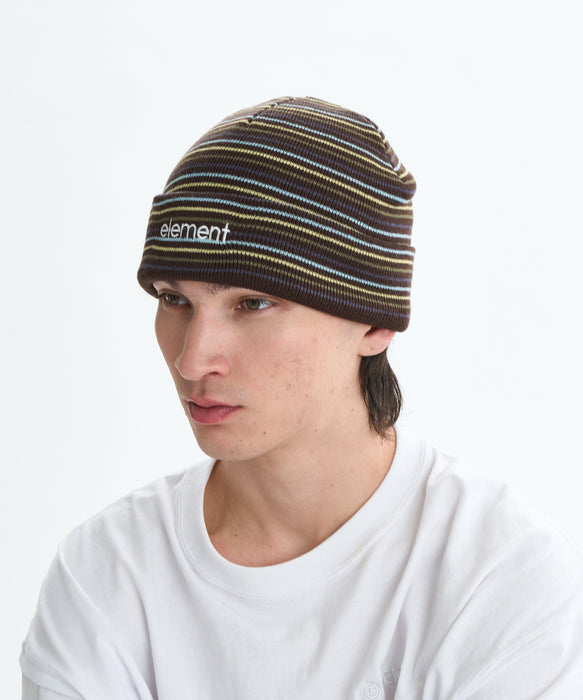 OUTLET】ELEMENT メンズ MID LOWCASE BEANIE STRIPE ビーニー 【2025年