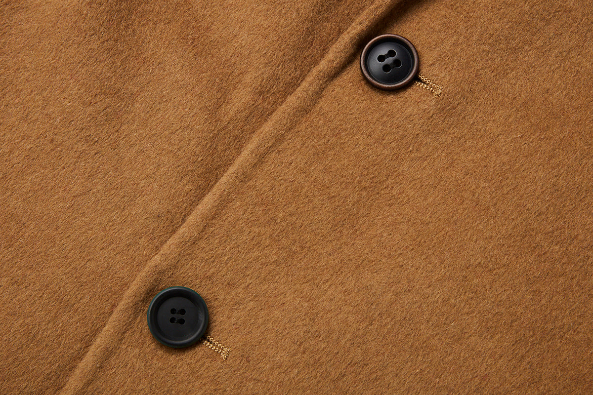 ミッドレングスチェスターコート / Col：BLU ネイビー BOB JAPAN