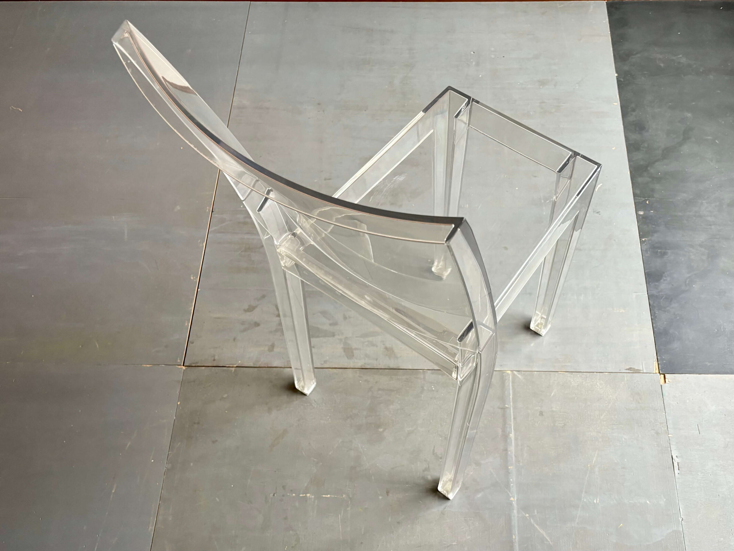No.11016「Kartell〈LA MARIE〉クリスタル チェア：Philippe Starck