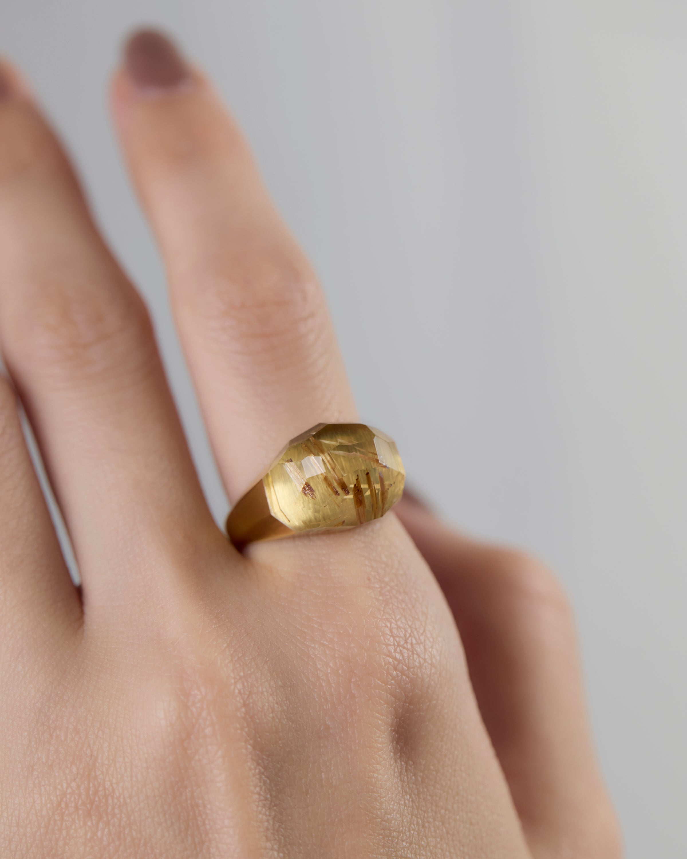 Rutile Quartz Ring – bororo