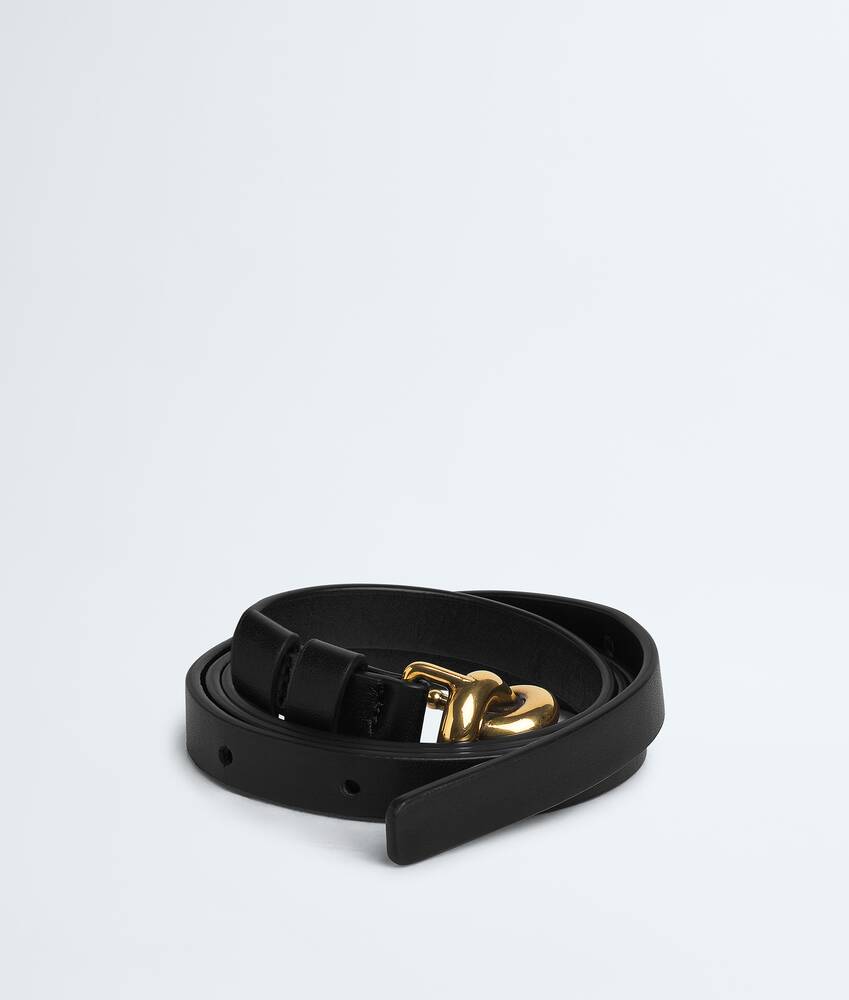Women's Knot Belt in Black | Bottega Veneta US