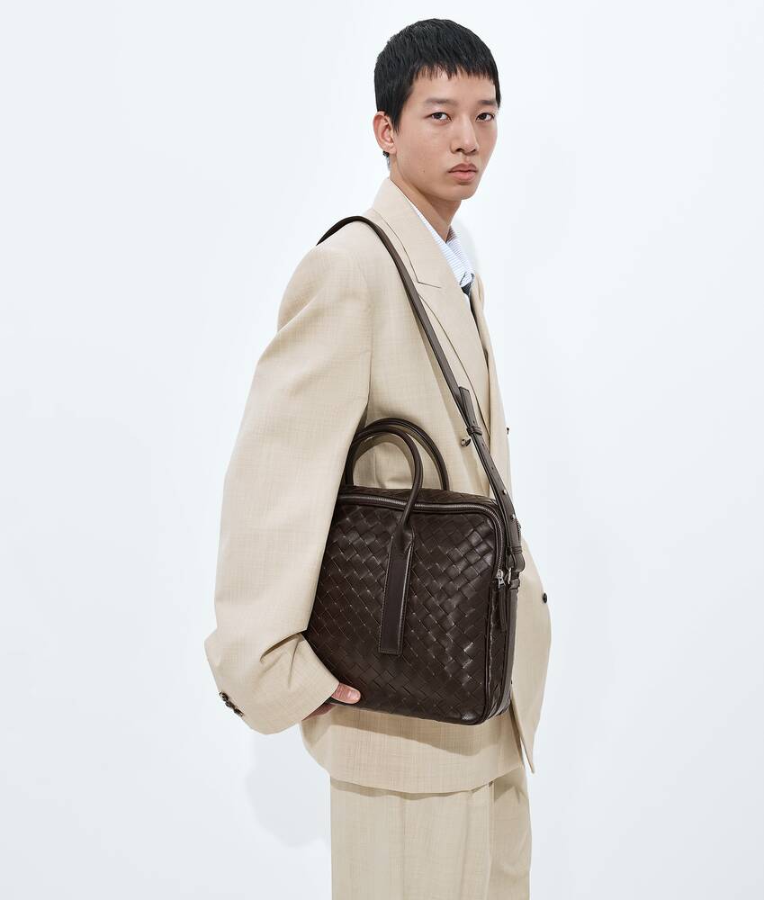 Men's Getaway Briefcase in Fondant | Bottega Veneta US