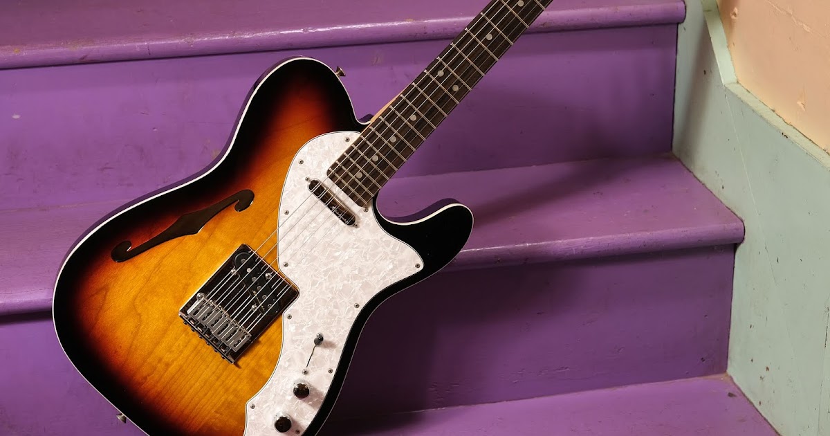 2016 Fender Mexico Thinline Telecaster Electric Guitar