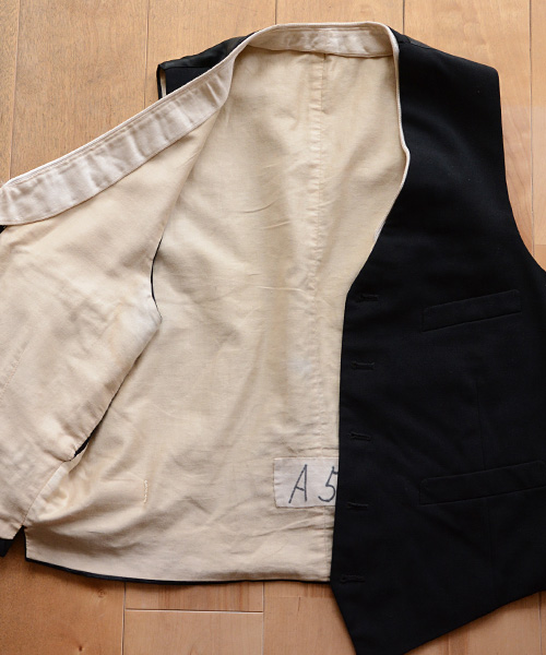 日本の古着》 スーツ ベスト ジャパンヴィンテージ 30年代 シンチ