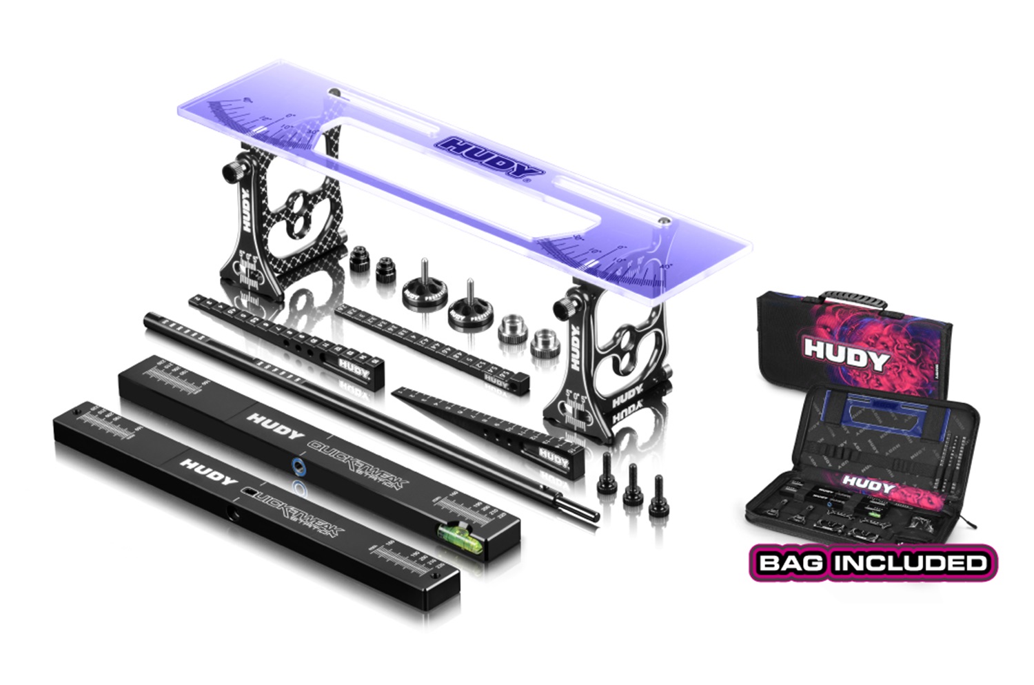 Hudyが1/10＆1/12パンカー対応の新型セットアップステーションを発表