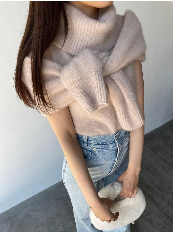 SNIDEL フォックスアルパカノースリタートルプルオーバー🦊💕 | ウサギ