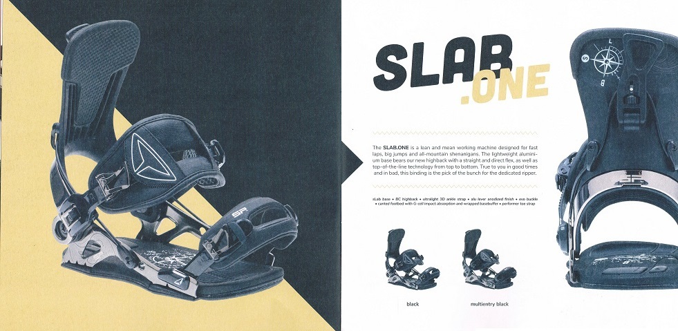 19-20ニューモデル SP BINDINGS(エスピービンディング) SLAB.ONE