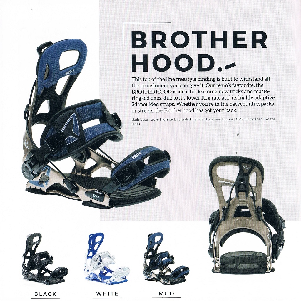 17－18ニューモデルSP BINDINGS(SP ビンディング) BROTHERHOOD