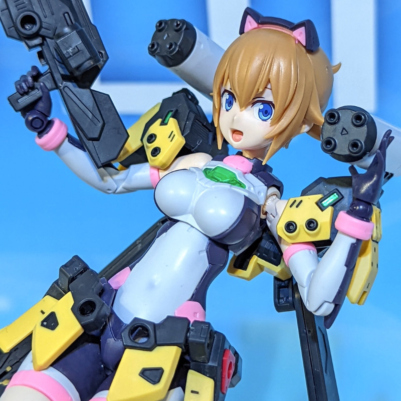 Figure-rise Standard あばたーふみなの塗装完成見本を展示（GUNDAM