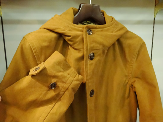PHIGVEL」 COTTON SUEDE HOODED COAT | suplex