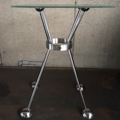 スペースエイジガラストップサイドテーブル | ハマースミス神戸工場