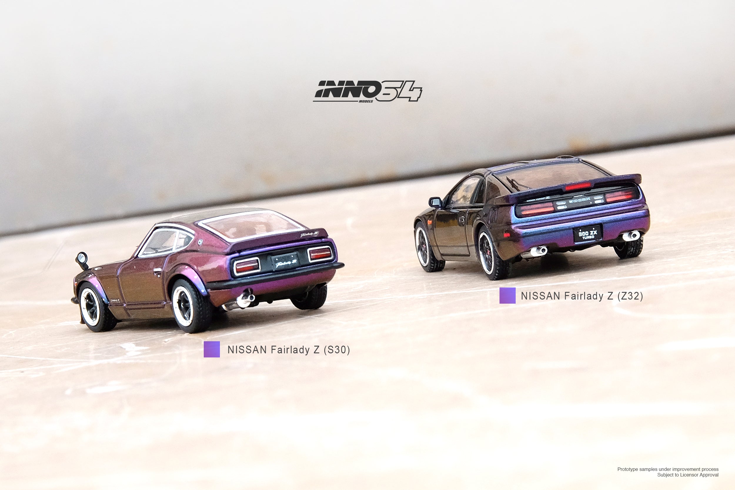 Inno64 1:64 NISSAN FAIRLADY Z (Z32) Midnight Purple II ****Hong