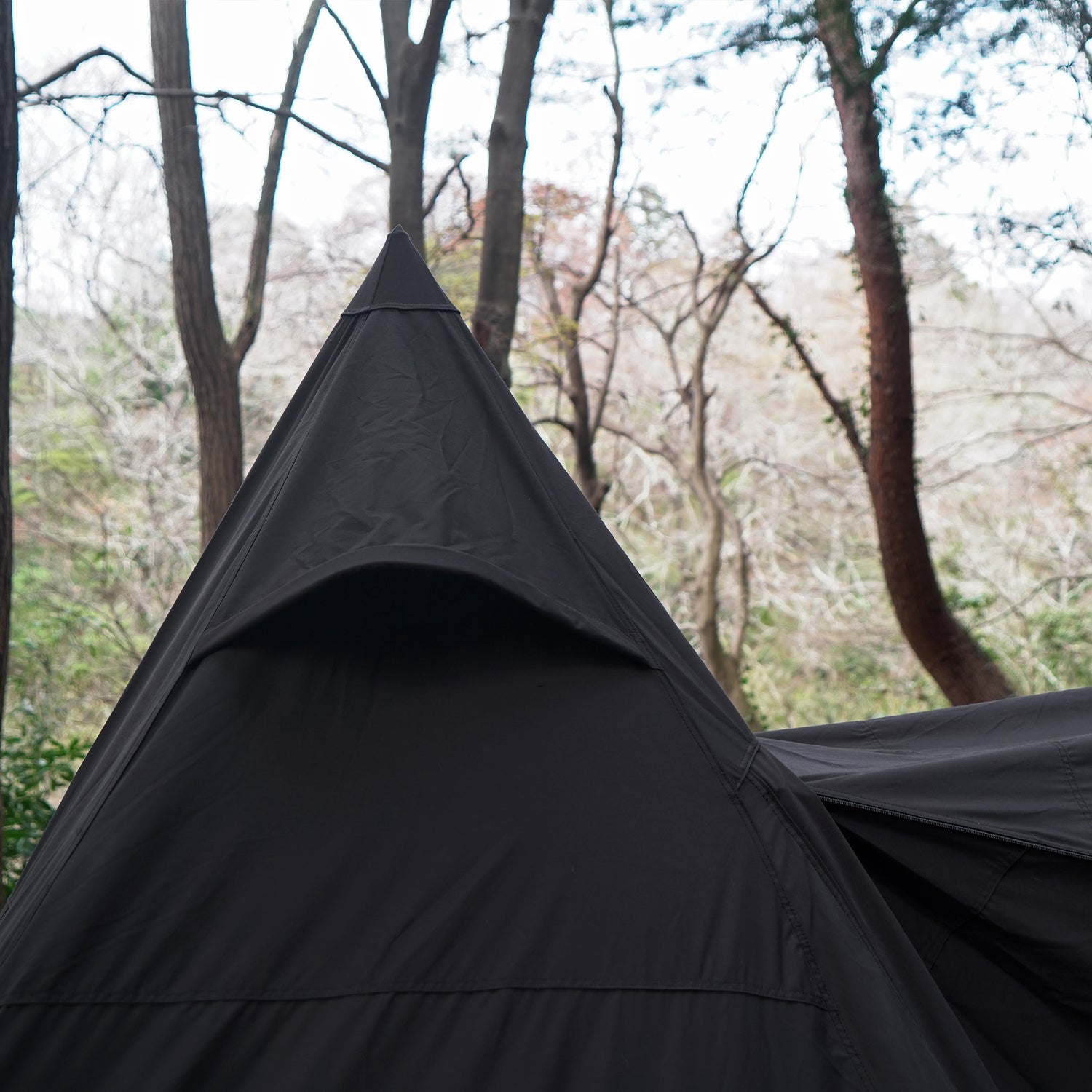 BLACK TIPI V2 ブラックティピーV2 テント 黒 ブラック ワンポール