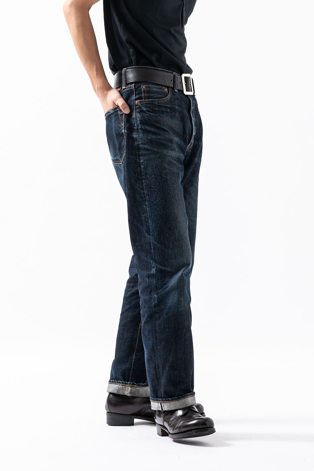 BLACK SIGN Main Lodge / 14oz BS Denim Pants / Dark Indigo