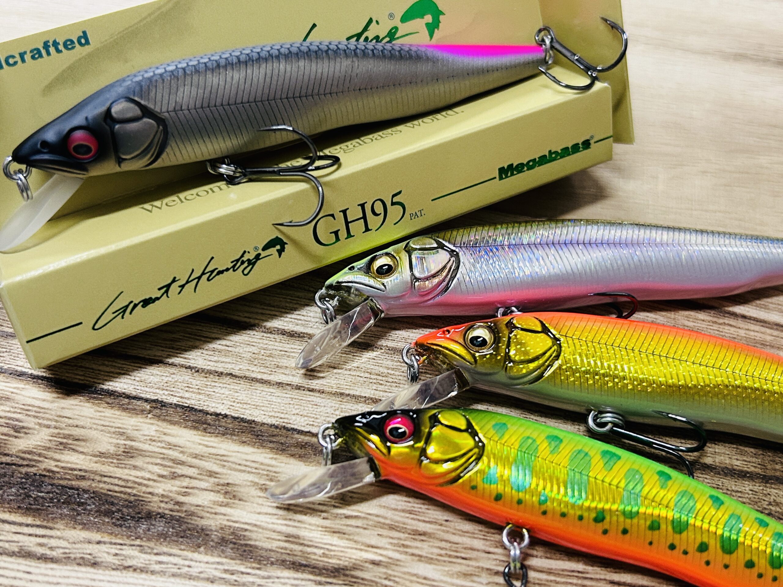 Megabass 新作ルアー】GH95/GH110/GH120待望のトラウトルアーが入荷