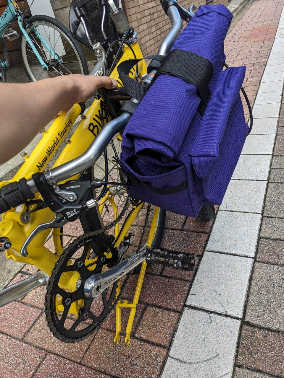 FAIRWEATHER* multi bike bag (black) - BLUE LUG ONLINE STORE